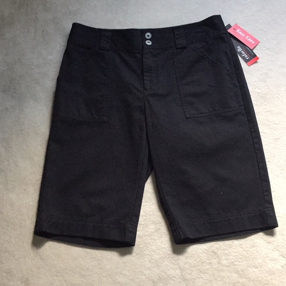 Rafaella black walking shorts